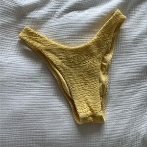 Monday Swimwear Yellow High-Cut Bikini Bottom